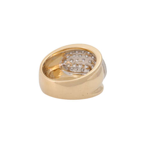 Ring with diamonds total ca. 0,8 ct, - Foto 3