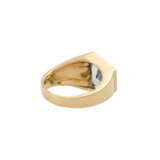 Ring with blue topaz in free form, - Foto 3