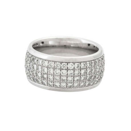 Ring with diamonds total ca. 3,1 ct, - Foto 3
