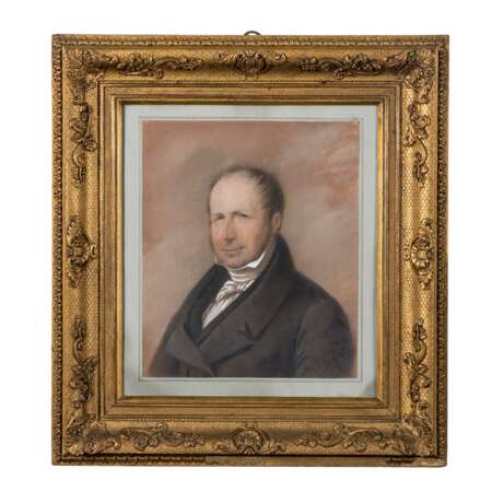 PORTRAIT PAINTER OF THE 19th CENTURY "Portrait of a distinguished gentleman". - Foto 2