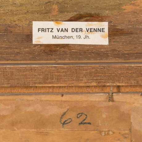 VAN DER VENNE, FRITZ (1873-1936) "Wagoner transporting wood". - Foto 7