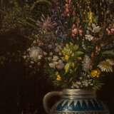 PETERS, ANNA (1843-1926) "Bouquet of field flowers next to a plate full of cherries". - Foto 5