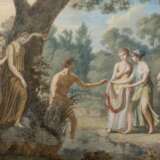 CLASSIC SCHOOL OF THE LATE XVIII CENTURY "Rare representation the finding of Moses as an adult man". - Foto 3