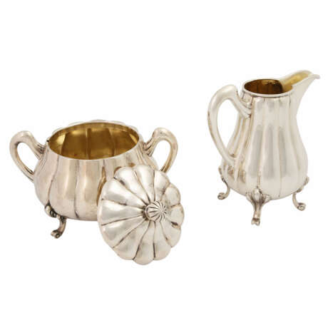 WEINRANCK & SCHMIDT "Art Deco coffee and tea service", 800. Silver, 20th c. - фото 4