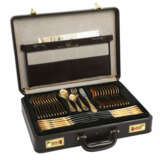 SBS Solingen, 70-piece dining cutlery 'Vienna', hard gold plated, 20th c. - Foto 1