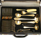SBS Solingen, 70-piece dining cutlery 'Vienna', hard gold plated, 20th c. - фото 4