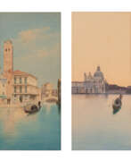 Eugenio Benvenuti. Paar Ansichten von Venedig