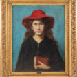 Jeune femme au chapeau rouge - Архив аукционов