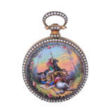 BOVET FLEURIER museum open pocket watch for Chinese market "Tiger Hunt". Switzerland, 2nd half 19th c. - фото 2