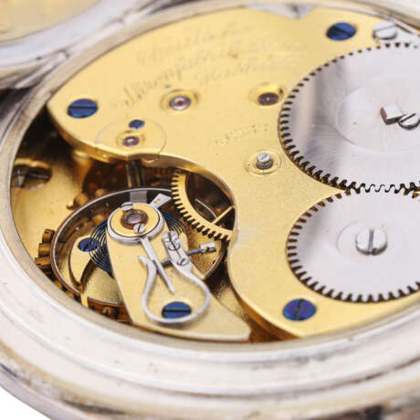 DUF A. Lange & Söhne large heavy open pocket watch "Jürgens". - Foto 7