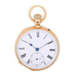 MORITZ GROSSMANN Glashütte i./Sa. anchor chronometer. Very rare open pocket watch. Around 1870.