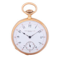 PATEK PHILIPPE & Cie. open pocket watch for "Philip" Paris.