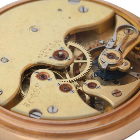 J. J. BADOLLET Genéve heavy goldsavonette pocket watch for Rosenmund-Billeter ZÃ¼rich. - Foto 7