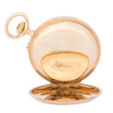 Hy. Moser & Cie. heavy goldsavonette pocket watch. - photo 4