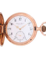 IWC Schaffhausen large, heavy goldsavonette pocket watch.