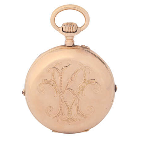 Antique open pocket watch with calendar. High quality movement. - Foto 2