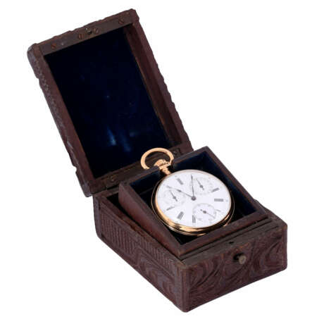 Antique open pocket watch with calendar. High quality movement. - Foto 11