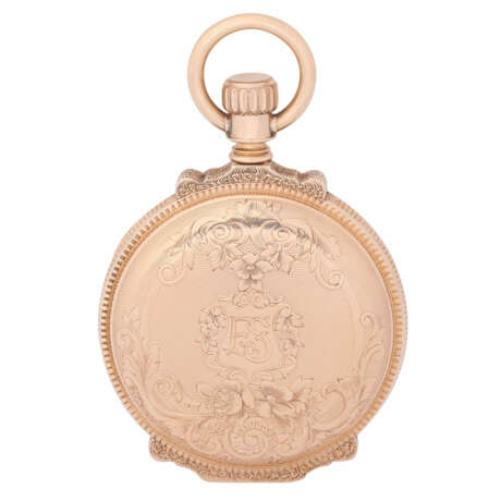 ELGIN high quality savonette pocket watch in heavy magnificent case. USA, ca. 1885. - Foto 4