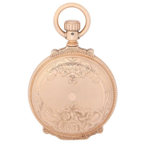 ELGIN high quality savonette pocket watch in heavy magnificent case. USA, ca. 1885. - Foto 7