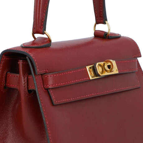 HERMÈS VINTAGE handbag "KELLY BAG 19". - Foto 7