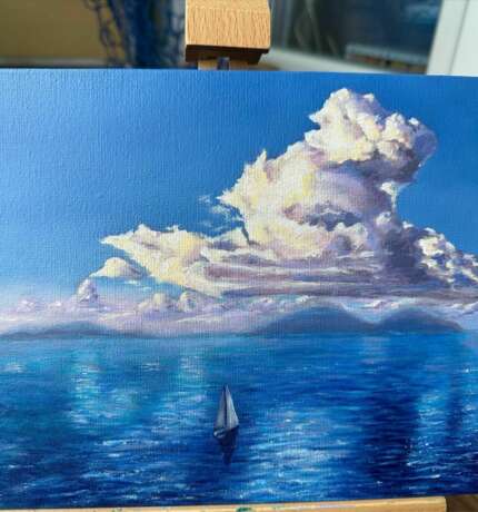 Картина на холсте «Небеса» Canvas Oil Realism пейзж Москва 2022 - photo 1
