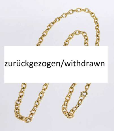 vergoldete Ankerkette- zurückgezogen/withdrawn - Foto 1