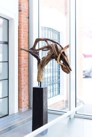 бюст лошади Bois naturel станковая скульптура Symbolisme Russie 2022 - photo 1