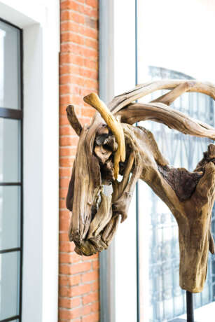 бюст лошади Bois naturel станковая скульптура Symbolisme Russie 2022 - photo 3