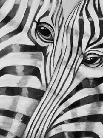Black and White Acrylique sur toile Art contemporain Animaliste Royaume-Uni 2022 - photo 2