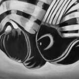 Black and White Acryl auf Leinwand Zeitgenössische Kunst Animalistisches Vereinigtes Königreich 2022 - Foto 3