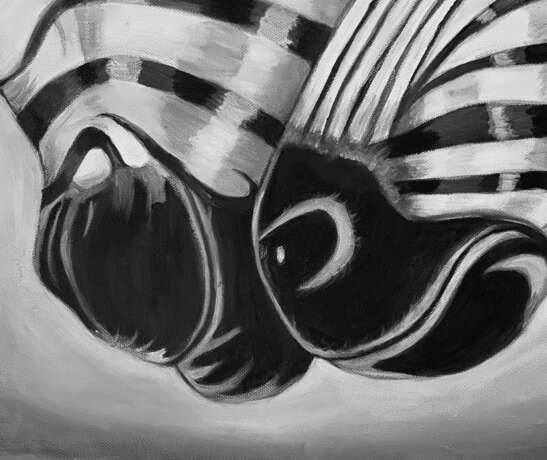 Black and White Акрил на холсте Современное искусство Анималистика Великобритания 2022 г. - фото 3