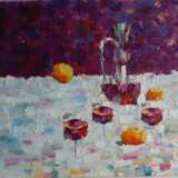 зимнее вино Canvas on the subframe Oil on canvas Impressionism Still life минск 2022 - photo 1