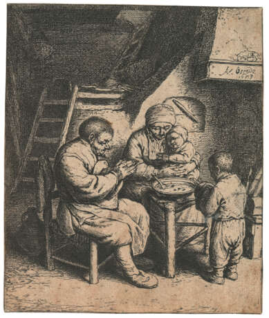 ADRIAEN VAN OSTADE (1610-1685) - Foto 1