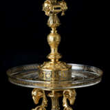 A PAIR OF ROYAL ORMOLU, SILVER, GLASS AND HARDSTONE-MOUNTED DESSERT STANDS - фото 4