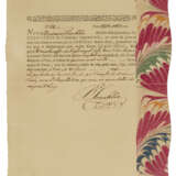 An ornate document for an important loan from France - photo 1