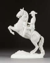 ALBIN DÖBRICH 1872 - 1945 SPANISCHE HOFREITSCHULE - LEVADE