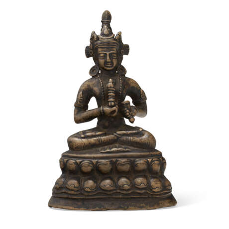 A BRONZE FIGURE OF VAJRASATTVA - photo 1