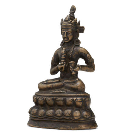 A BRONZE FIGURE OF VAJRASATTVA - photo 2