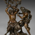 A BRONZE GROUP OF APOLLO FLAYING MARSYAS - Archives des enchères