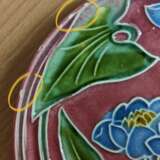 Satz Jugendstil Keramik Teller - photo 4