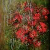 In the brightness of summer acrilic Modern Art design painting abstract flowers Латвия 2022 г. - фото 1