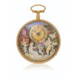 ATTRIBUTED TO HENRI CAPT, YELLOW GOLD AND PAINTED ON ENAMEL QUARTER-REPEATING MUSICAL AUTOMATON OPENFACE POCKET WATCH - Auction prices