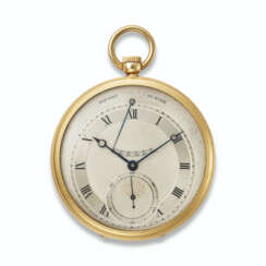 BREGUET, YELLOW GOLD AUTOMATIC OPENFACE POCKET WATCH, NO. 2782
