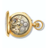 HENRY CAPT, YELLOW GOLD AND ENAMEL QUARTER REPEATING, GRANDE AND PETITE SONNERIE HUNTER-CASE POCKET WATCH - photo 5