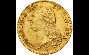 Louis XVI 1774-1793 : Double Louis d'or à la tête nue