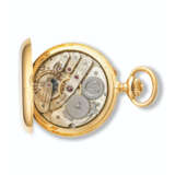 HENRY CAPT, YELLOW GOLD PERPETUAL CALENDAR AND MOON PHASES HUNTER-CASE POCKET WATCH - photo 3