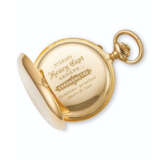 HENRY CAPT, YELLOW GOLD PERPETUAL CALENDAR AND MOON PHASES HUNTER-CASE POCKET WATCH - photo 4