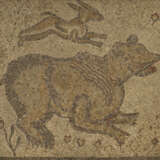 A BYZANTINE MARBLE MOSIAC WITH A BEAR AND HARE - photo 1