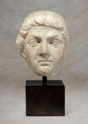 A ROMAN MARBLE PORTRAIT HEAD