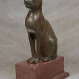 AN EGYPTIAN BRONZE CAT - фото 3